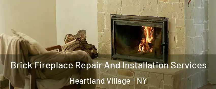 Brick Fireplace Repair And Installation Services Heartland Village - NY