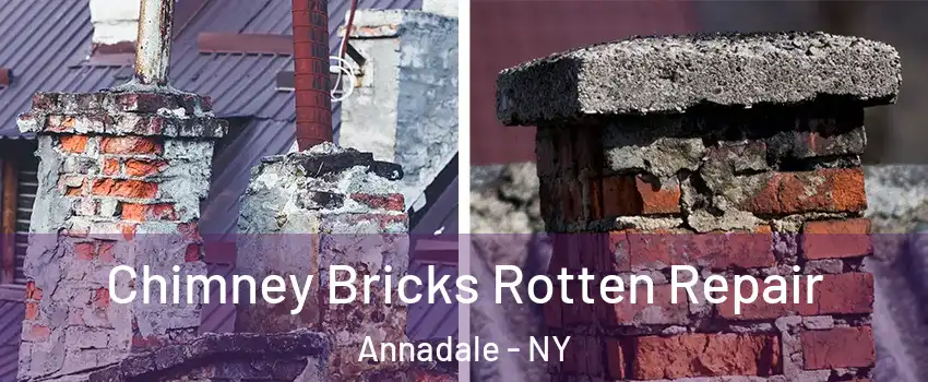 Chimney Bricks Rotten Repair Annadale - NY