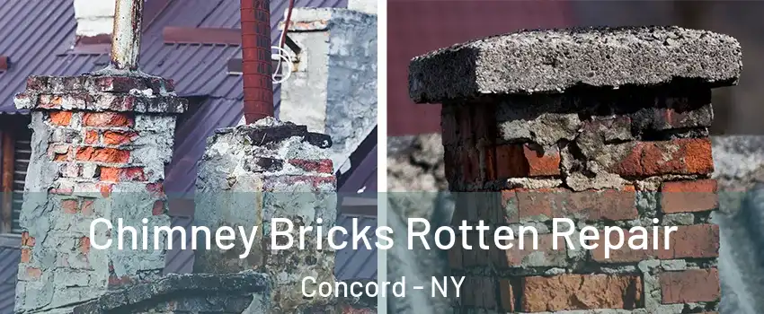 Chimney Bricks Rotten Repair Concord - NY