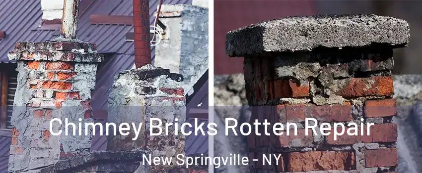 Chimney Bricks Rotten Repair New Springville - NY