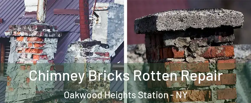 Chimney Bricks Rotten Repair Oakwood Heights Station - NY