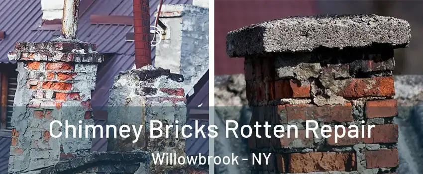 Chimney Bricks Rotten Repair Willowbrook - NY