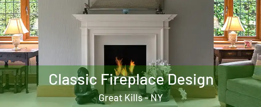 Classic Fireplace Design Great Kills - NY