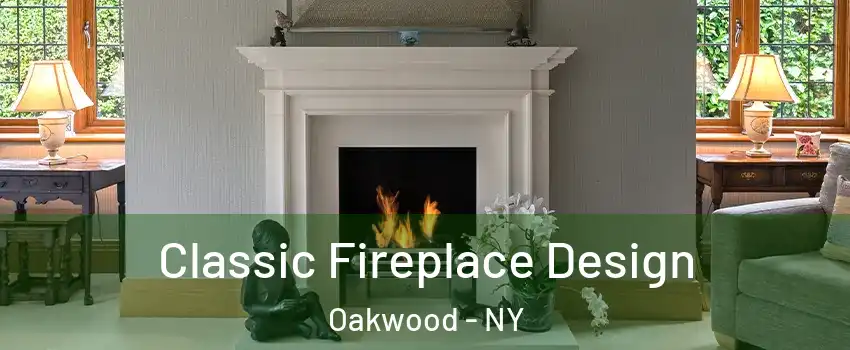 Classic Fireplace Design Oakwood - NY