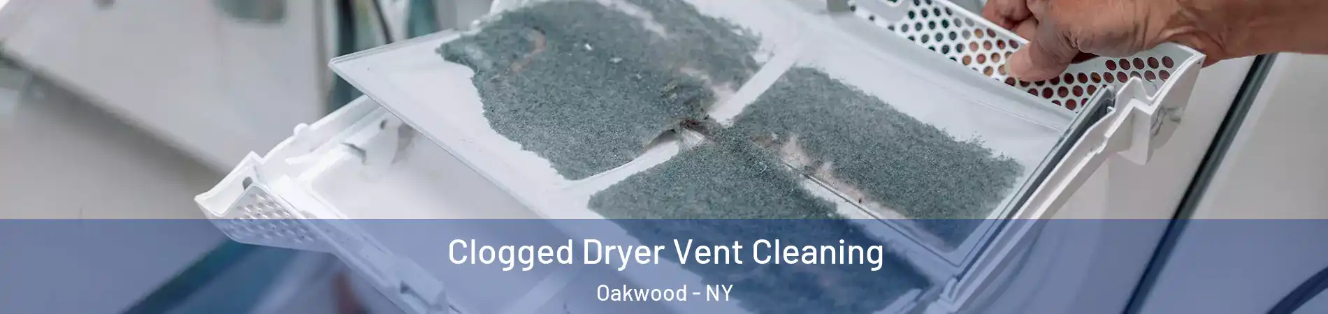 Clogged Dryer Vent Cleaning Oakwood - NY