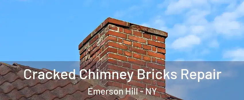 Cracked Chimney Bricks Repair Emerson Hill - NY