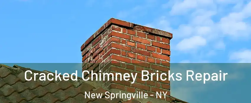 Cracked Chimney Bricks Repair New Springville - NY