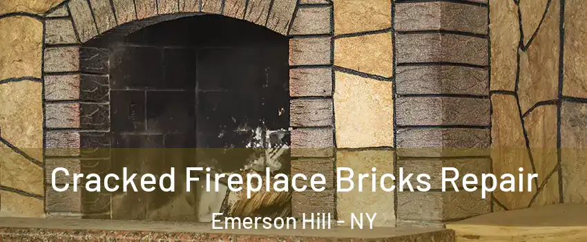 Cracked Fireplace Bricks Repair Emerson Hill - NY