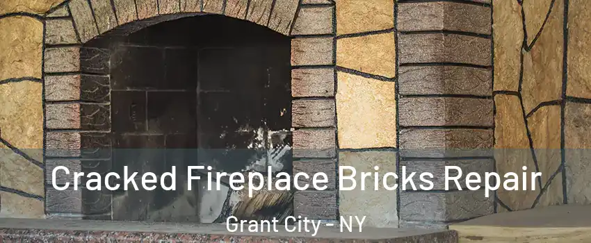 Cracked Fireplace Bricks Repair Grant City - NY