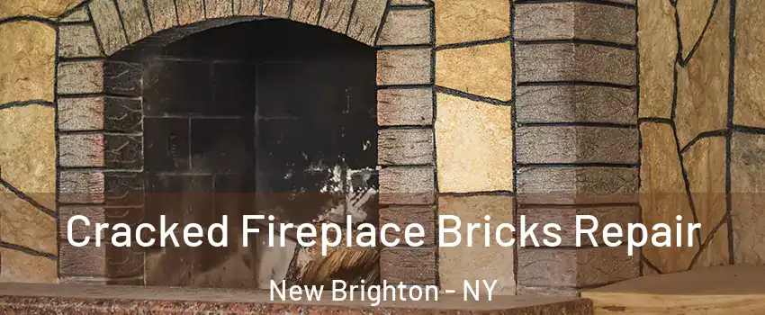 Cracked Fireplace Bricks Repair New Brighton - NY