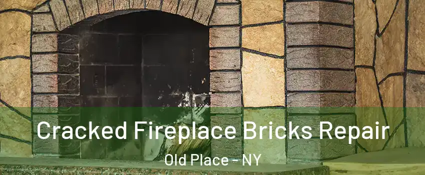 Cracked Fireplace Bricks Repair Old Place - NY