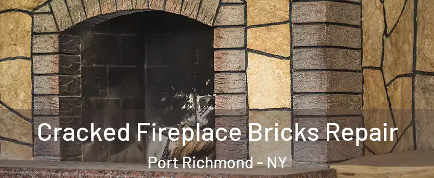 Cracked Fireplace Bricks Repair Port Richmond - NY