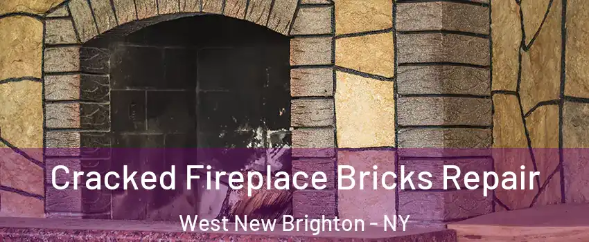 Cracked Fireplace Bricks Repair West New Brighton - NY