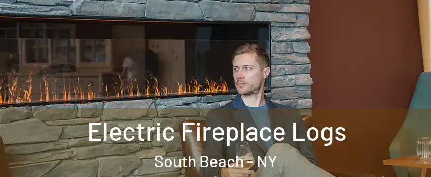 Electric Fireplace Logs South Beach - NY