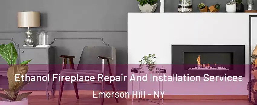 Ethanol Fireplace Repair And Installation Services Emerson Hill - NY