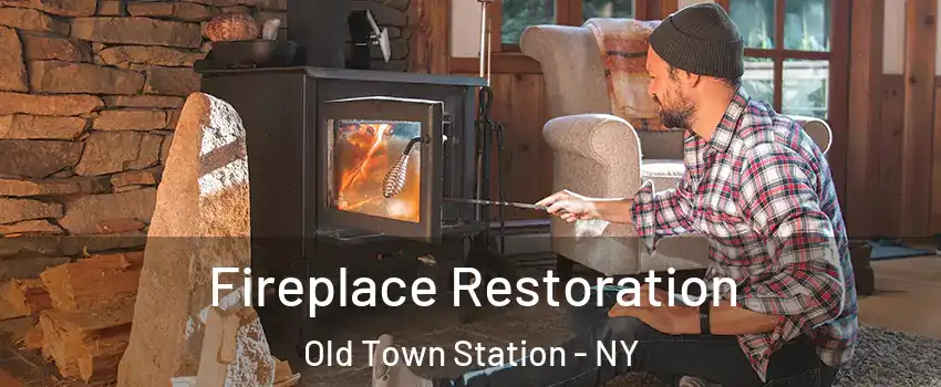 Fireplace Restoration Old Town Station - NY