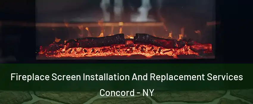 Fireplace Screen Installation And Replacement Services Concord - NY