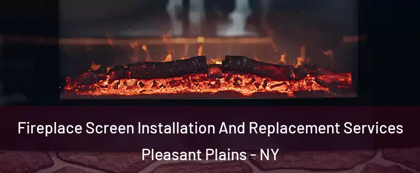 Fireplace Screen Installation And Replacement Services Pleasant Plains - NY