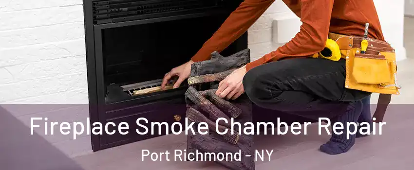 Fireplace Smoke Chamber Repair Port Richmond - NY