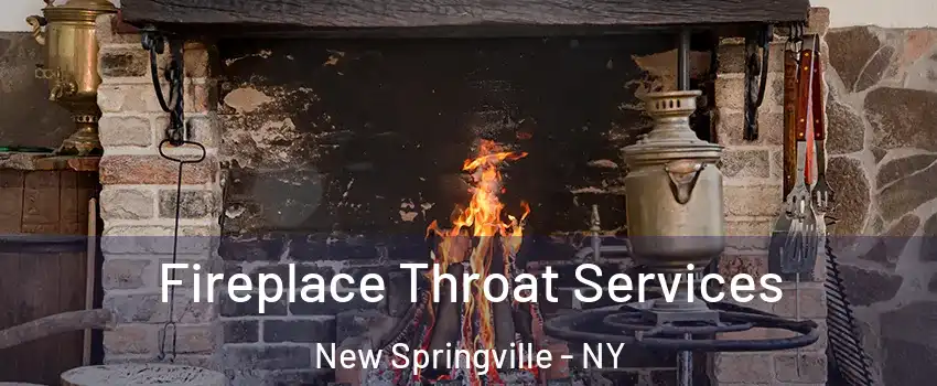 Fireplace Throat Services New Springville - NY