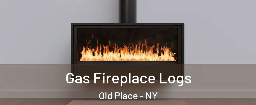 Gas Fireplace Logs Old Place - NY