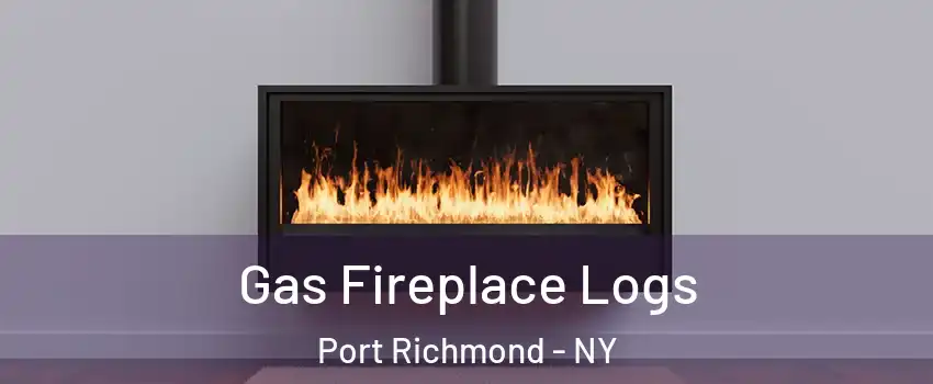 Gas Fireplace Logs Port Richmond - NY