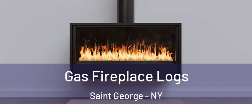 Gas Fireplace Logs Saint George - NY