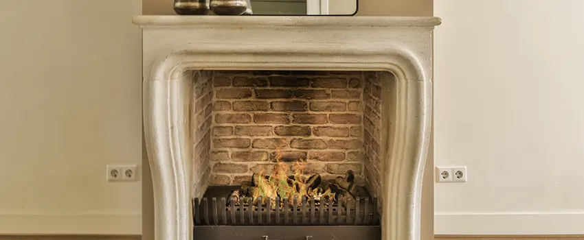 Vintage-style Fireplace Redesign in Heartland Village, New York