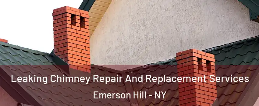 Leaking Chimney Repair And Replacement Services Emerson Hill - NY