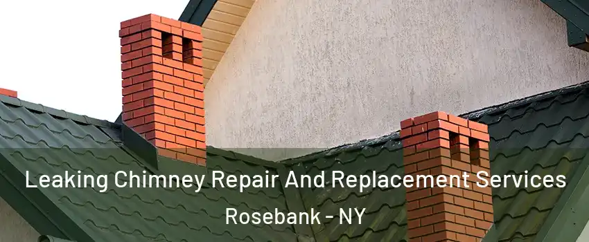 Leaking Chimney Repair And Replacement Services Rosebank - NY