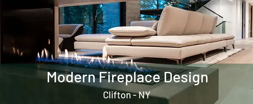 Modern Fireplace Design Clifton - NY