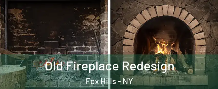 Old Fireplace Redesign Fox Hills - NY