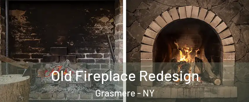 Old Fireplace Redesign Grasmere - NY