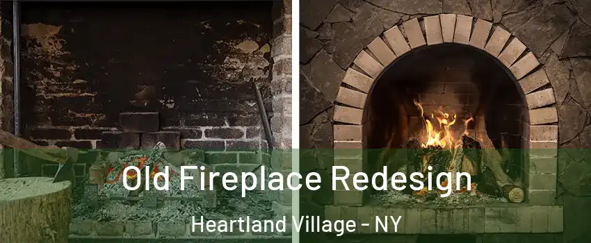 Old Fireplace Redesign Heartland Village - NY