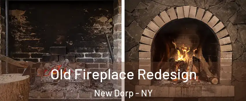 Old Fireplace Redesign New Dorp - NY