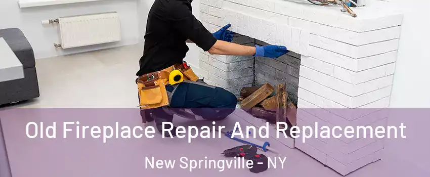 Old Fireplace Repair And Replacement New Springville - NY