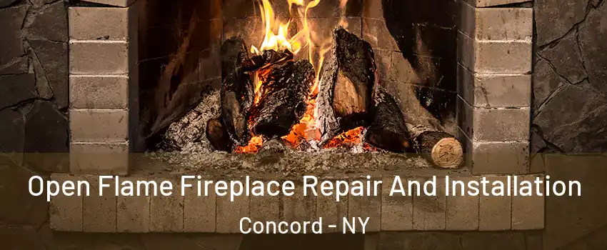 Open Flame Fireplace Repair And Installation Concord - NY