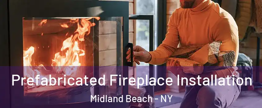 Prefabricated Fireplace Installation Midland Beach - NY