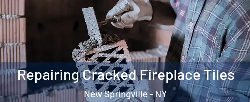 Repairing Cracked Fireplace Tiles New Springville - NY